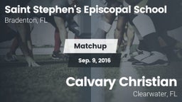 Matchup: Saint vs. Calvary Christian  2016
