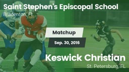 Matchup: Saint vs. Keswick Christian  2016