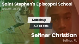 Matchup: Saint vs. Seffner Christian  2016