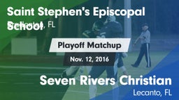 Matchup: Saint vs. Seven Rivers Christian  2016