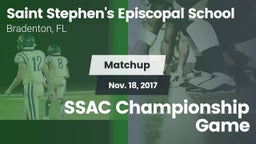 Matchup: Saint Episcopal vs. SSAC Championship Game 2017