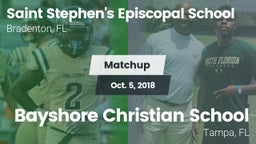 Matchup: Saint Episcopal vs. Bayshore Christian School 2018