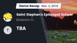 Recap: Saint Stephen's Episcopal School vs. TBA 2018