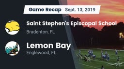 Recap: Saint Stephen's Episcopal School vs. Lemon Bay  2019