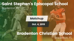Matchup: Saint Episcopal vs. Bradenton Christian School 2019