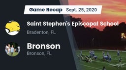 Recap: Saint Stephen's Episcopal School vs. Bronson  2020