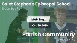 Matchup: Saint Episcopal vs. Parrish Community  2020