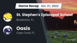 Recap: St. Stephen's Episcopal School vs. Oasis  2022