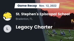 Recap: St. Stephen's Episcopal School vs. Legacy Charter 2022