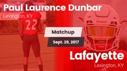 Matchup: Dunbar vs. Lafayette  2017