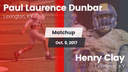 Matchup: Dunbar vs. Henry Clay  2017