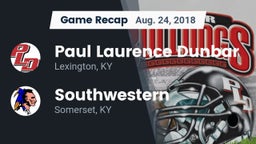 Recap: Paul Laurence Dunbar  vs. Southwestern  2018
