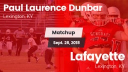 Matchup: Dunbar vs. Lafayette  2018