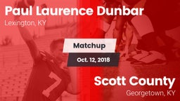 Matchup: Dunbar vs. Scott County  2018