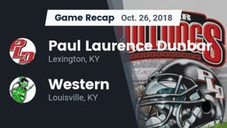 Recap: Paul Laurence Dunbar  vs. Western  2018