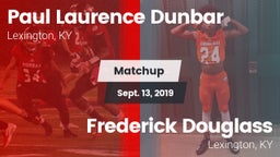 Matchup: Dunbar vs. Frederick Douglass 2019