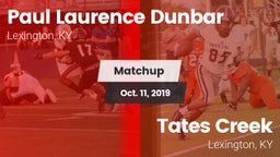 Matchup: Dunbar vs. Tates Creek  2019