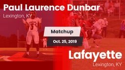 Matchup: Dunbar vs. Lafayette  2019