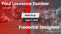 Matchup: Dunbar vs. Frederick Douglass 2020