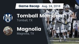 Recap: Tomball Memorial vs. Magnolia  2018