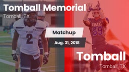 Matchup: Tomball Memorial vs. Tomball  2018