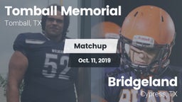 Matchup: Tomball Memorial vs. Bridgeland  2019