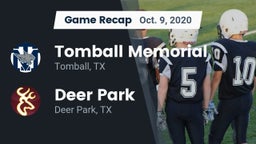 Recap: Tomball Memorial  vs. Deer Park  2020