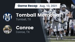 Recap: Tomball Memorial  vs. Conroe  2021