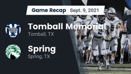Recap: Tomball Memorial  vs. Spring  2021