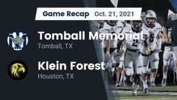 Recap: Tomball Memorial  vs. Klein Forest  2021