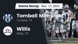 Recap: Tomball Memorial  vs. Willis  2023