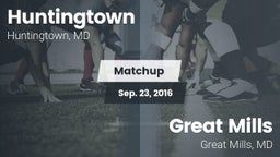Matchup: Huntingtown High vs. Great Mills  2016