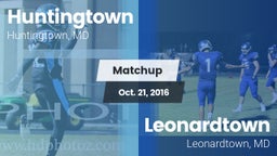 Matchup: Huntingtown High vs. Leonardtown  2016