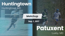 Matchup: Huntingtown High vs. Patuxent  2017