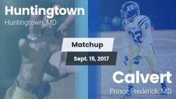 Matchup: Huntingtown High vs. Calvert  2017