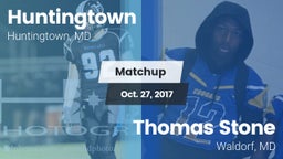 Matchup: Huntingtown High vs. Thomas Stone  2017
