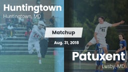 Matchup: Huntingtown High vs. Patuxent  2018