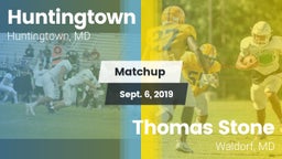 Matchup: Huntingtown High vs. Thomas Stone  2019