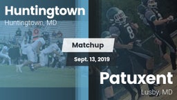 Matchup: Huntingtown High vs. Patuxent  2019