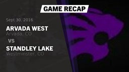 Recap: Arvada West  vs. Standley Lake  2016