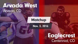 Matchup: Arvada West High vs. Eaglecrest  2016