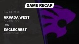 Recap: Arvada West  vs. Eaglecrest  2016
