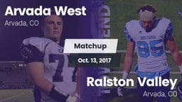 Matchup: Arvada West High vs. Ralston Valley  2017