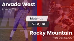 Matchup: Arvada West High vs. Rocky Mountain  2017