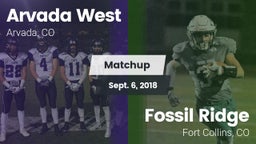 Matchup: Arvada West High vs. Fossil Ridge  2018