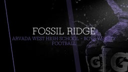 Arvada West football highlights Fossil Ridge