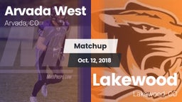 Matchup: Arvada West High vs. Lakewood  2018