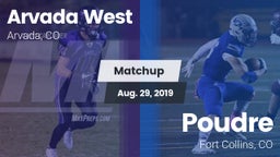 Matchup: Arvada West High vs. Poudre  2019
