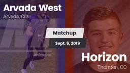 Matchup: Arvada West High vs. Horizon  2019