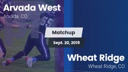 Matchup: Arvada West High vs. Wheat Ridge  2019